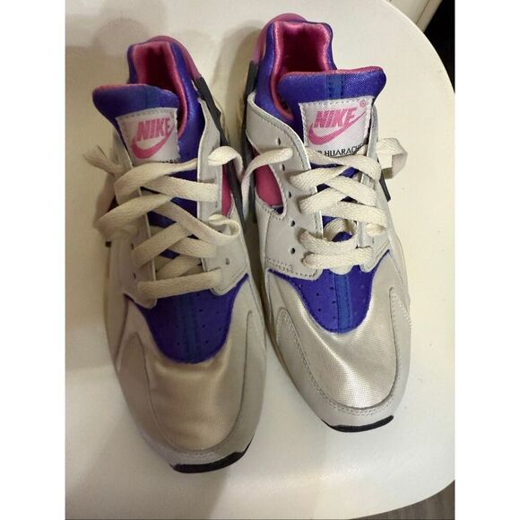 Nike Men's Air Huarache Run PRM Athletic Sneaker Shoes Multicolor Size 6.5 - Picture 9 of 11